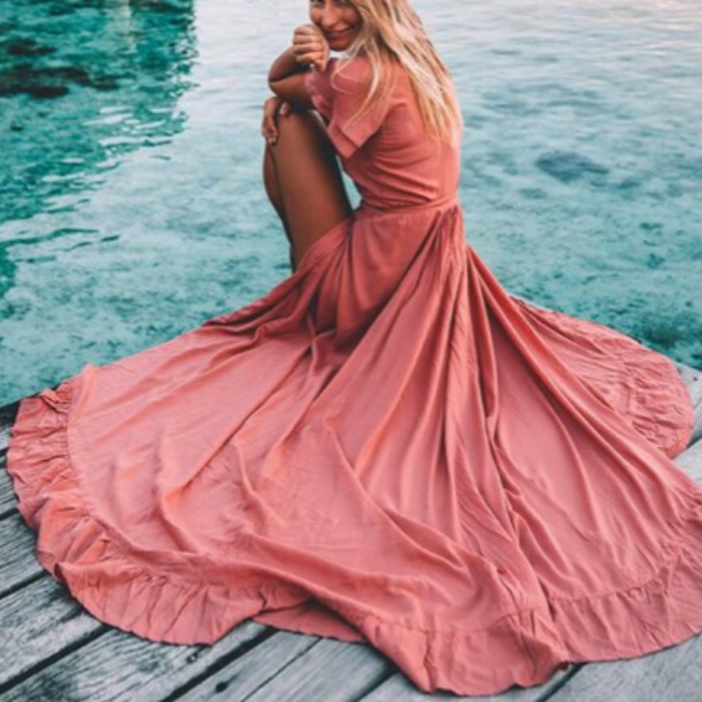 ROVE - PARAISO WRAP DRESS - (Maternity Friendly!)